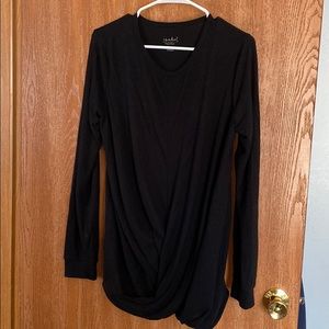 Black Isabel Maternity Slouchy Sweater SO Comfy!